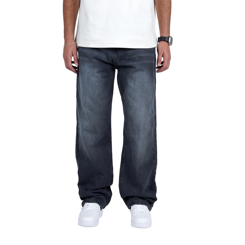 Dark gray baggy fit