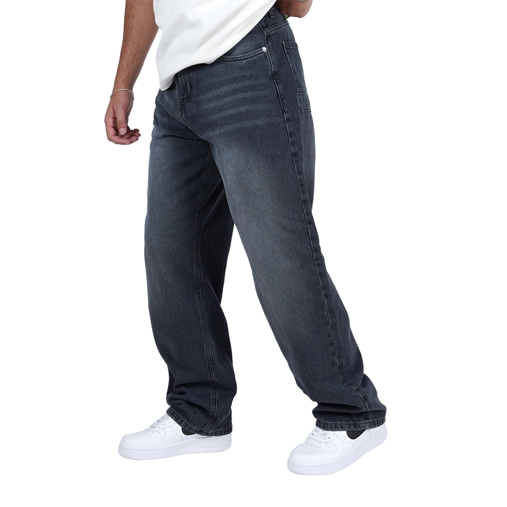 Dark gray baggy fit