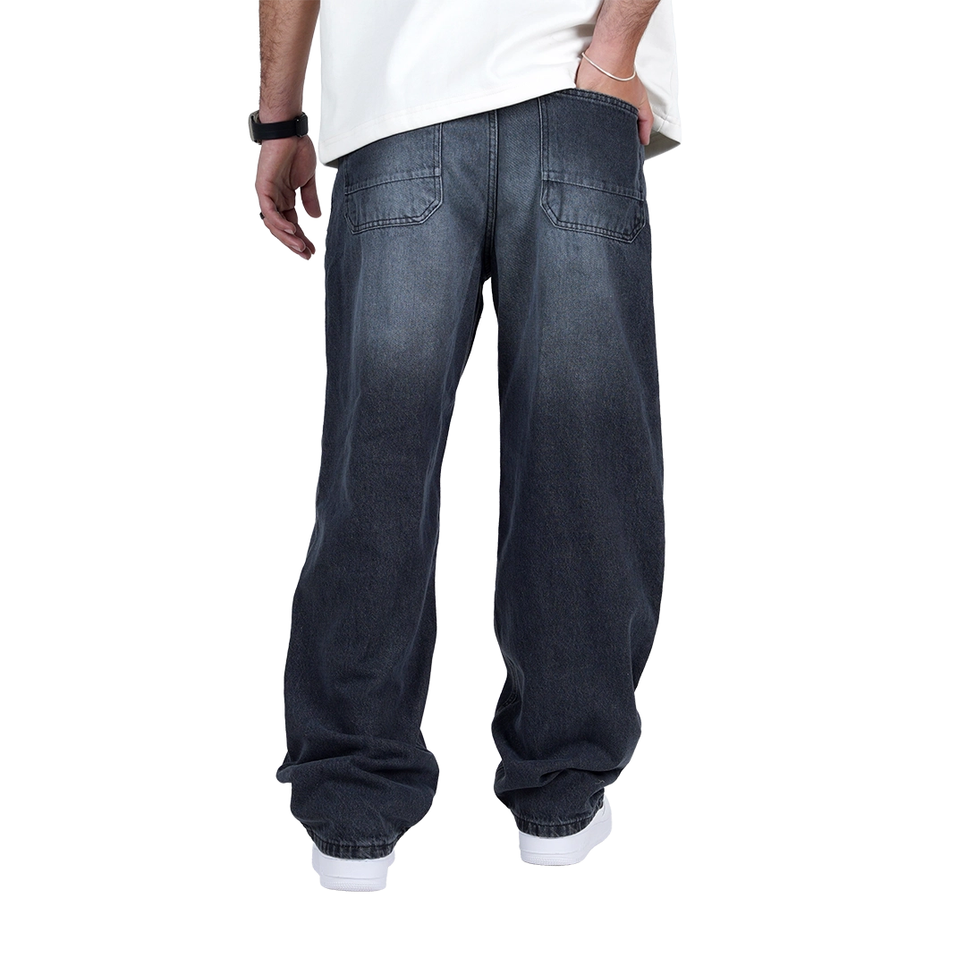 Dark gray baggy fit