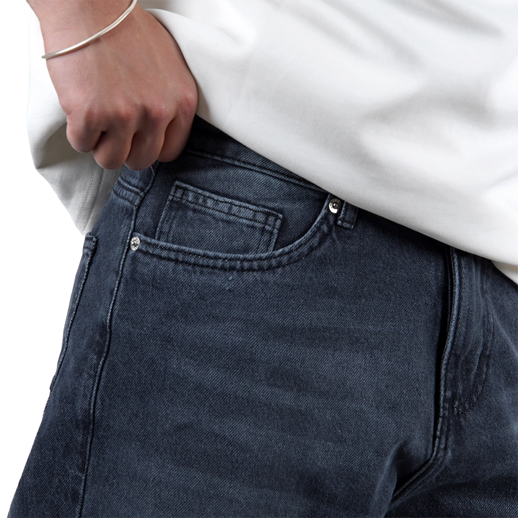 Dark gray baggy fit